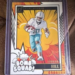 Donruss Tyreek Hill Bomb Squad Insert Miami Dolphins
